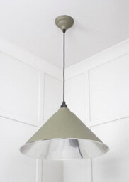From the Anvil Smooth Nickel Hockley Pendant In Tump - thumbnail 4