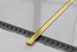 Ilcom Decorative Profile C 40mm X 2700mm X 0.65mm Gold Brushed Stainless Steel - thumbnail 3