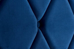 Save On Goods UK 4Ft Small Double Blue Soft Velvet Velour Fabric, Buttoned Upholstered Bed Frame - thumbnail 7