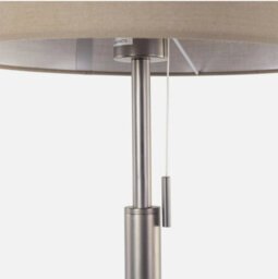 Modern 174Cm Floor Lamp Living Room Standing Lamp Pewter Finish - thumbnail 3