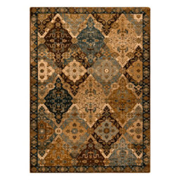 RugsX Wool Carpet Omega Torino Oriental - Cognac  135X200 Cm - thumbnail 2