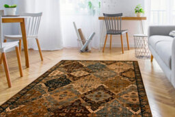 RugsX Wool Carpet Omega Torino Oriental - Cognac  135X200 Cm - thumbnail 1