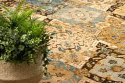 RugsX Wool Carpet Omega Torino Oriental - Cognac  135X200 Cm - thumbnail 5