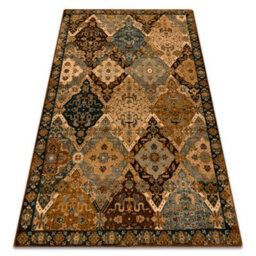 RugsX Wool Carpet Omega Torino Oriental - Cognac  135X200 Cm - thumbnail 4