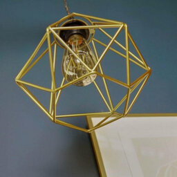 Vintage Industrial Cage Lampshade E27 Metal Pendant Light Shade 20X20Cm - thumbnail 8