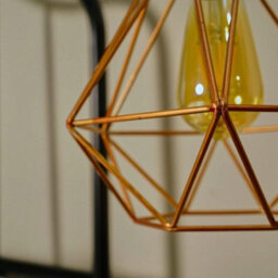 Vintage Industrial Cage Lampshade E27 Metal Pendant Light Shade 20X20Cm - thumbnail 5