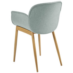 Beliani Set Of 2 Dining Chairs Alice Fabric Mint Green - thumbnail 6