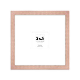 "5X5"" Bronze Picture Frame - 5X5"" Square Frame With 2X2"" Mount For 5X5""/2X2"" Pictures Art Deco Style Room Decor, 1 Pack"