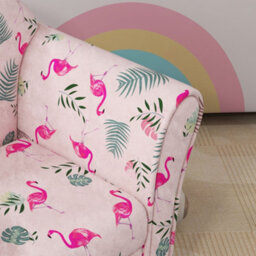 Aiyaplay Kids Armchair Toddler Sofa Chair Bedroom Playroom, Flamingo Pink - thumbnail 9