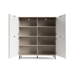 Heze Furniture Evo Modern Style 4 Door Sideboard With Textured Effect - thumbnail 4