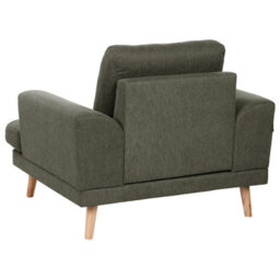 Beliani Modern Armchair Kildal Fabric Green - thumbnail 5