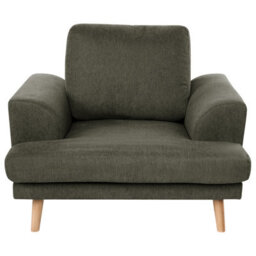Beliani Modern Armchair Kildal Fabric Green - thumbnail 4