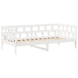 Berkfield Day Bed Set With Roof Without Mattress White 80X200 Cm - thumbnail 6