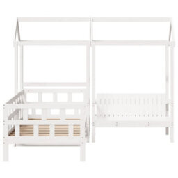 Berkfield Day Bed Set With Roof Without Mattress White 80X200 Cm - thumbnail 4