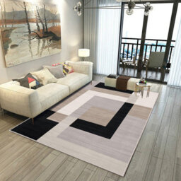 Ameha Milo Neutral Printed Rug Extra Large Area Living Room Bedroom Printed Rug Indoor/outdoor Floor Mat(200X290 Cm) - thumbnail 8