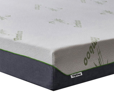 Groundlevel Ezysleep 18Cm Bamboo Foam Mattress, Firm Comfort, Silent, Cleanable Cover, No Springs, Double 4.6Ft, 135 X 190Cm - image 1