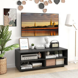 Gainoom Entertainment Center Black Tv Stand For Tvs Up To 40 Inche - thumbnail 3