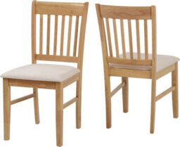 Seconique Oxford Extending Dining Set 4 Chairs Natural Oak Mink Microsuede - thumbnail 2