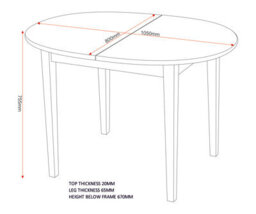 Seconique Oxford Extending Dining Set 4 Chairs Natural Oak Mink Microsuede - thumbnail 9