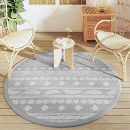 Walplus Outdoor Carpet Rugs For Garden Patios  Grey 160 Cm Pp - thumbnail 3