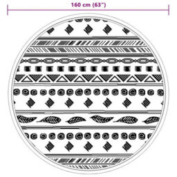 Walplus Outdoor Carpet Rugs For Garden Patios  Grey 160 Cm Pp - thumbnail 6