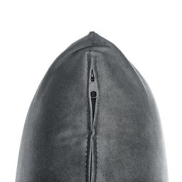 Beliani Chaise Longue Gueret Velvet Grey - thumbnail 7