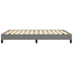 Berkfield Bed Frame Dark Grey 135X190 Cm 4Ft6 Double Fabric - thumbnail 6