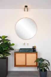 Lucide Tyler Retro Flush Ceiling Light Bathroom 16,1Cm - 1Xg9 - Ip44 - Black - thumbnail 4
