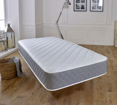 eXtreme Comfort Ltd Grey Diamond Spring 18Cm Deep Value Mattress - 4Ft Small Double (120Cm X 190Cm) - image 1