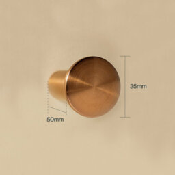 Cosmic Towel Hook, Robe Hook, Coat Hook, Supports Up To 5Kg, Brushed Copper, Anti-Corrosion, Architect S+ Collection - thumbnail 3