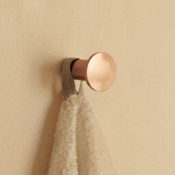 Cosmic Towel Hook, Robe Hook, Coat Hook, Supports Up To 5Kg, Brushed Copper, Anti-Corrosion, Architect S+ Collection - thumbnail 7