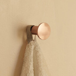 Cosmic Towel Hook, Robe Hook, Coat Hook, Supports Up To 5Kg, Brushed Copper, Anti-Corrosion, Architect S+ Collection - thumbnail 5