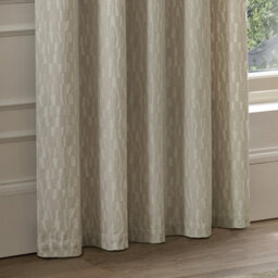 Paoletti Manhattan Velvet Room Darkening Eyelet Curtain Pair, Ivory, (W) 117 X (D) 183Cm - thumbnail 5