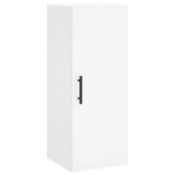 Berkfield Elegant Wall Mounted Cabinet White 34.5X34X90 Cm