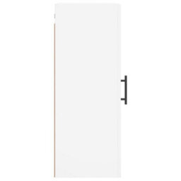 Berkfield Elegant Wall Mounted Cabinet White 34.5X34X90 Cm - thumbnail 8