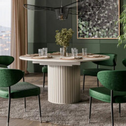 Arte Zante Za9 Extending Dining Table 120-160 Cm In Cashmere - Soft Contemporary Dining With Flexible Seating - thumbnail 4