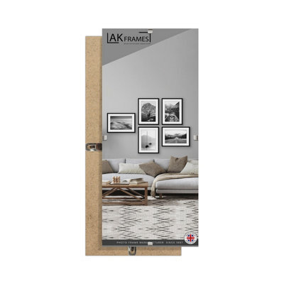 Ak Frames 10X4 Frameless Clip Frame With Shatter-Resistant Perspex - Clip Photo Frame For Prints, Photos And Wall Art - image 1