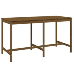 Berkfield Garden Table Honey Brown 203.5X90X110 Cm Solid Wood Pine - thumbnail 2