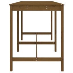 Berkfield Garden Table Honey Brown 203.5X90X110 Cm Solid Wood Pine - thumbnail 5