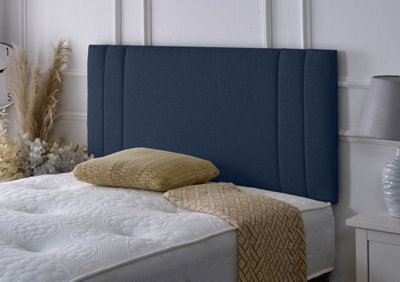 "Adore Designs Rio Ii Chenille 4Ft6 Double 24"" Headboard - Blue"