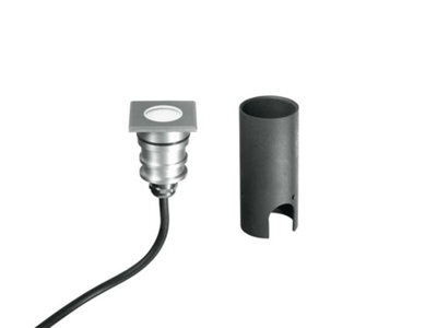Luminosa Lighting Luminosa Impact 24V Led Recessed Downlight Nickel, Ip67 180Lm 4000K 4.5X4.5X5.7Cm