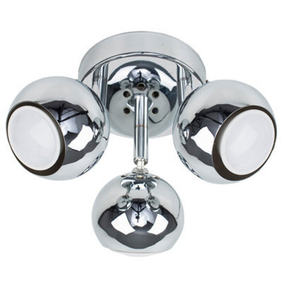 Valuelights Silver Ceiling Bar Spotlight And Gu10 Spotlight Led 5W Cool White 6500K Bulbs - image 1