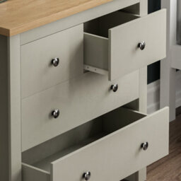 Lassic Vida Designs Arlington Grey 2+2 Drawer Chest (H)810mm (W)790mm (D)350mm - thumbnail 4