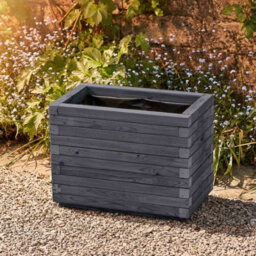 Timber Foundry Modern Garden Planter Ironstone Grey L65 X W40 X H48Cm 70 Litres - thumbnail 1