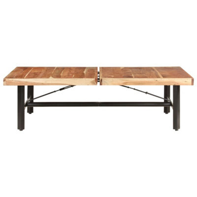 Berkfield Classic Coffee Table 142X90X42 Cm Solid Acacia Wood - image 1