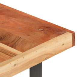 Berkfield Classic Coffee Table 142X90X42 Cm Solid Acacia Wood - thumbnail 4