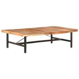 Berkfield Classic Coffee Table 142X90X42 Cm Solid Acacia Wood - thumbnail 8