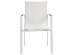 Beliani Garden Dining Set 4 Seater Maletto/busseto Metal White - thumbnail 7