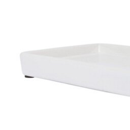 Harbour Housewares Ceramic Soap Dispenser Trays - White - Pack Of 2 - thumbnail 5