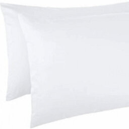 "Just So Home 65Cm 26"" Square Euro Continental Pillowcase Pair (White)"